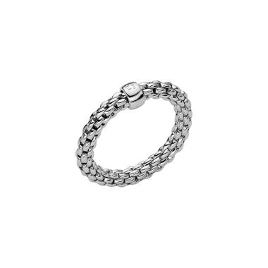 Ringe, Weißgold, FOPE Essentials Flex'it Ring
