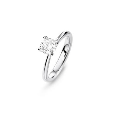 Ringe, Weißgold, Ole Lynggaard Copenhagen Classic Solitaire Ring
