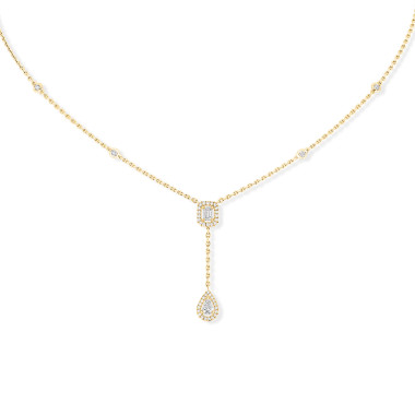         Gelbgold, Halsschmuck, Messika My Twin Tie Halskette