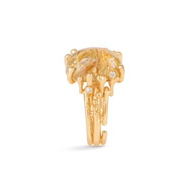Ringe, Gelbgold, Ole Lynggaard Copenhagen BoHo Ring Medium