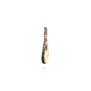 Ringe, Gelbgold, Ole Lynggaard Copenhagen Love Band Ring Curved