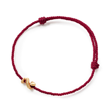 Armschmuck, Nylon, Ole Lynggaard Copenhagen Snakes Kordelarmband