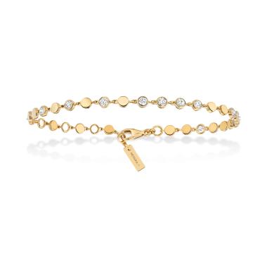 Armschmuck, Gelbgold, Messika D-Vibes Armband KM