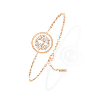 Armschmuck, Roségold, Messika Lucky Move Pavé PM Armband