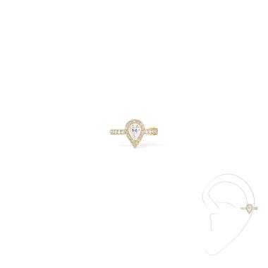 Ohrringe, Gelbgold, Messika Einzelner My Twin Ohrclip mittleres Ohr PS
