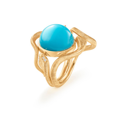         Gelbgold, Ringe, Ole Lynggaard Copenhagen Snakes Ring