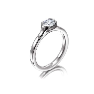 Ringe, Weißgold, Meister Verlobungs- und Solitärring