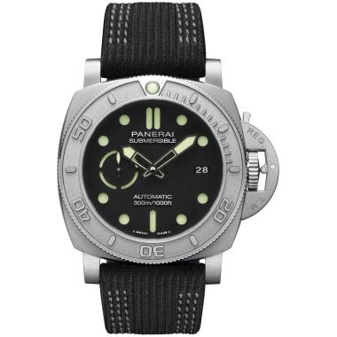 Herrenuhr, Automatik, Panerai Submersible Mike Horn Edition