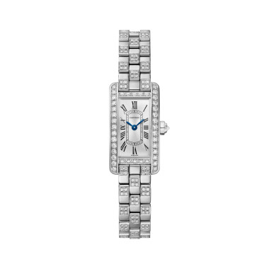         Damenuhr, Quarzwerk, Cartier Tank Américaine