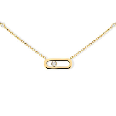         Gelbgold, Halsschmuck, Messika Move Uno Gold Kette