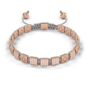 Armschmuck, Roségold, Shamballa Jewels Lock Armband