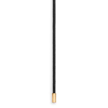 Halsschmuck, Seide, Ole Lynggaard Copenhagen Doppel Design Schnur schwarz