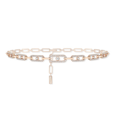         Roségold, Halsschmuck, Messika Move Uno Multi-Choker Kette