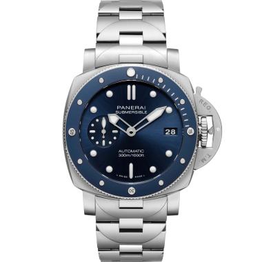 Herrenuhr, Automatik, Panerai Submersible Blu Notte