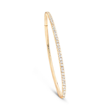 Armschmuck, Gelbgold, Ole Lynggaard Copenhagen Love Band Armreif gerade