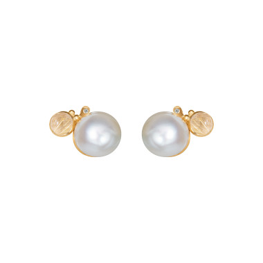         Gelbgold, Ohrringe, Ole Lynggaard Copenhagen BoHo Ohrstecker