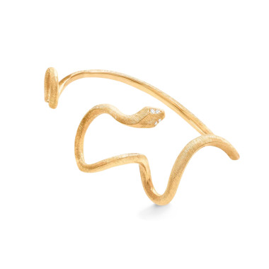         Gelbgold, Armschmuck, Ole Lynggaard Copenhagen Snakes Armreif mittel