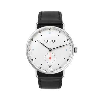 Unisex, Handaufzug, NOMOS Glashütte Metro 38 Datum
