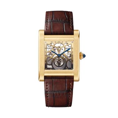 Damenuhr, Handaufzug, Cartier Tank Normale