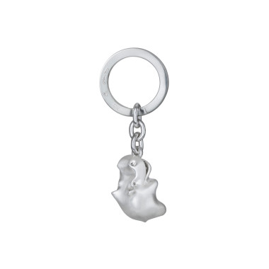 Accessoires/Sonstiges, Silber, Ole Lynggaard Copenhagen Hippopotamus Schlüsselanhänger