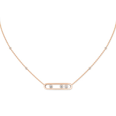         Roségold, Halsschmuck, Messika Move Classique Halskette