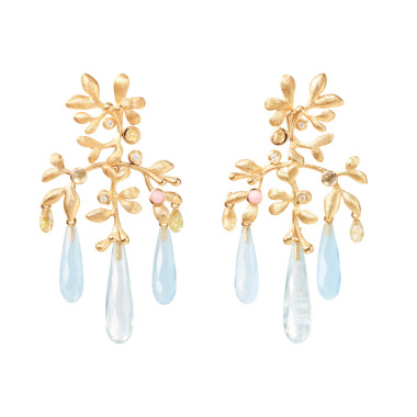         Gelbgold, Ohrringe, Ole Lynggaard Copenhagen Gipsy Ohrringe