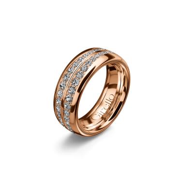 Ringe, Roségold, Girello Waves Ring