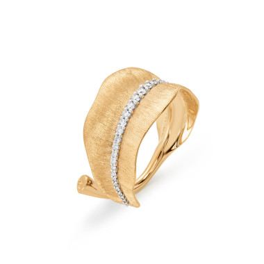         Gelbgold, Ringe, Ole Lynggaard Copenhagen Leaves Ring mittel
