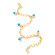 Tamara Comolli MIKADO Charm Armband 'Türkis' mit Diamant-Pavé - Bild 2