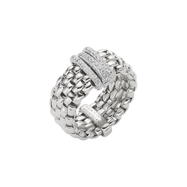 FOPE Flex'it Panorama Ring (Ref: AN587PAVE_B_L)