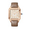 Leder, Roségold, Beige