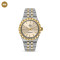 Bicolor, Gelbgold, Beige
