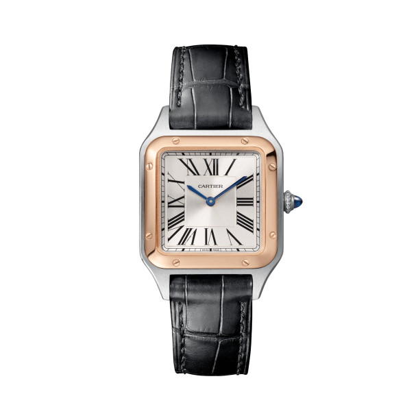         Damenuhr, Quarzwerk, Cartier Santos-Dumont