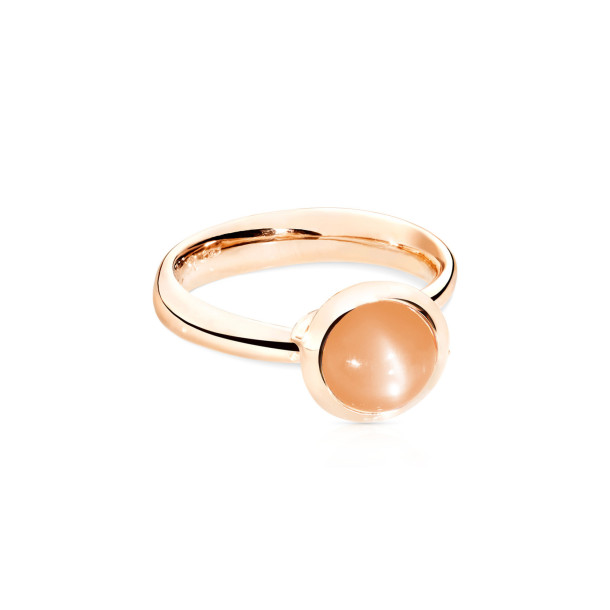         Roségold, Ringe, Tamara Comolli BOUTON Ring Small mit Mondstein