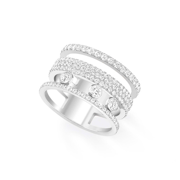         Weißgold, Ringe, Messika Move Romane GM Pavé Ring
