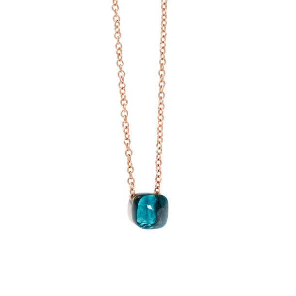         Roségold, Halsschmuck, Pomellato Nudo Anhänger mit Halskette