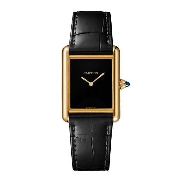         Damen- und Herrenuhr, Handaufzug, Cartier Tank Louis Cartier