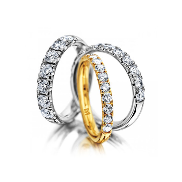         Weißgold, Ringe, Meister Memoireringe