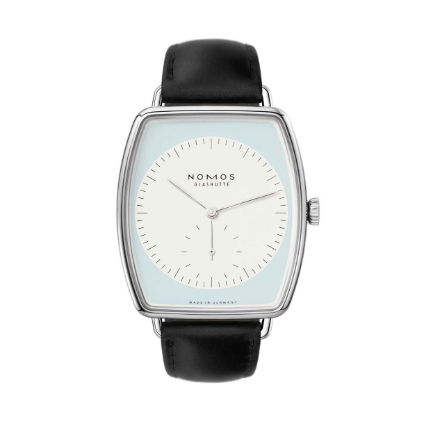         Damen- und Herrenuhr, Handaufzug, NOMOS Glashütte Lux Weißgold