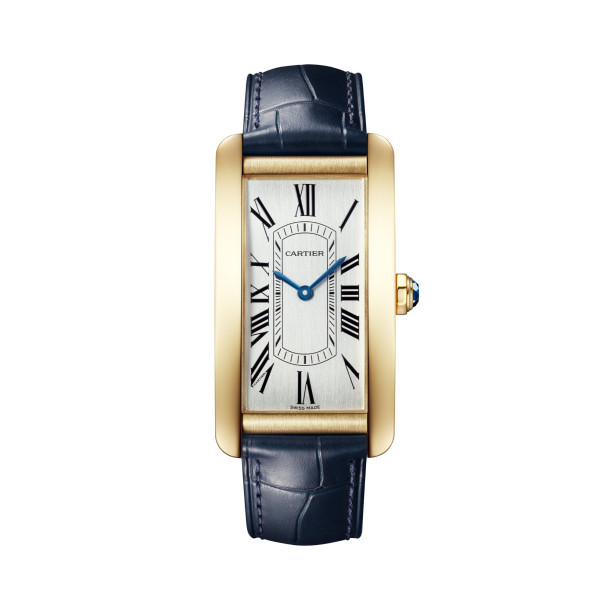         Damen- und Herrenuhr, Automatik, Cartier Tank Américaine