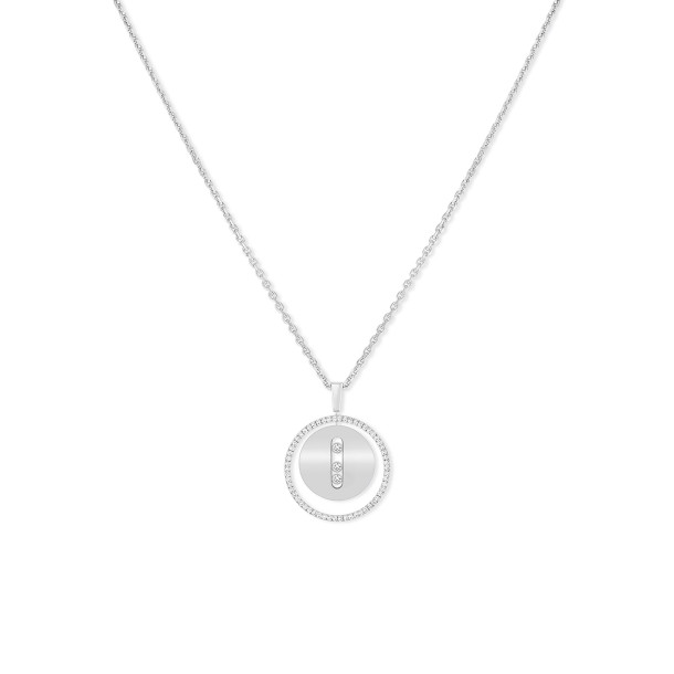         Weißgold, Halsschmuck, Messika Lucky Move MM Collier