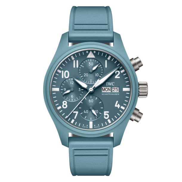         Damen- und Herrenuhr, Automatik, IWC Schaffhausen Pilot's Watch Chronograph 41 TOP GUN Miramar