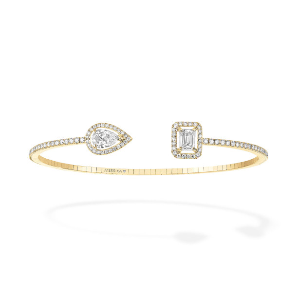         Gelbgold, Armschmuck, Messika My Twin Skinny X2 Armreif