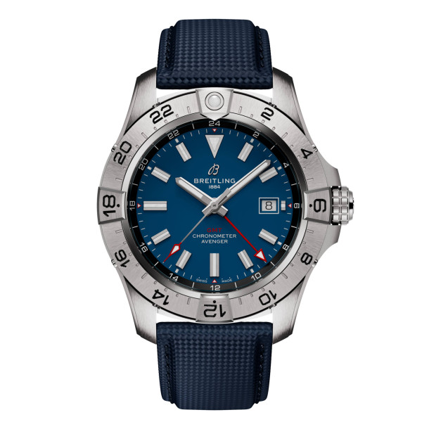        Herrenuhr, Automatik, Breitling Avenger Automatic GMT 44