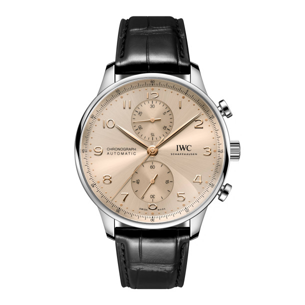         Damen- und Herrenuhr, Automatik, IWC Schaffhausen Portugieser Chronograph
