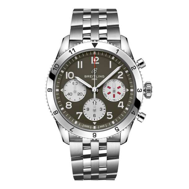         Herrenuhr, Automatik, Breitling Classic AVI Chronograph 42 Curtiss Warhawk
