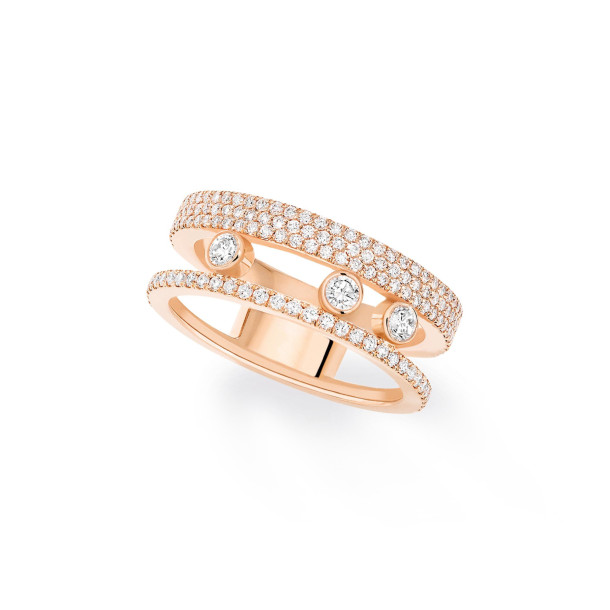         Roségold, Ringe, Messika Move Romane Pavé Ring