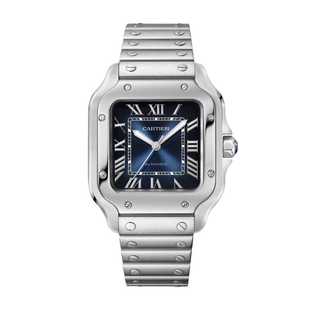         Damen- und Herrenuhr, Automatik, Cartier Santos de Cartier