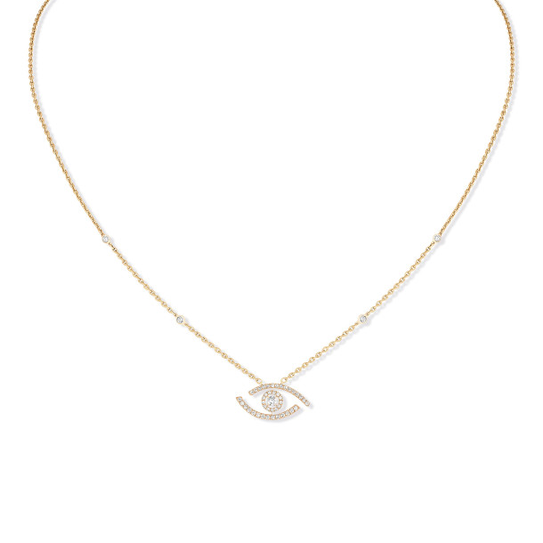         Gelbgold, Halsschmuck, Messika Lucky Eye Halskette