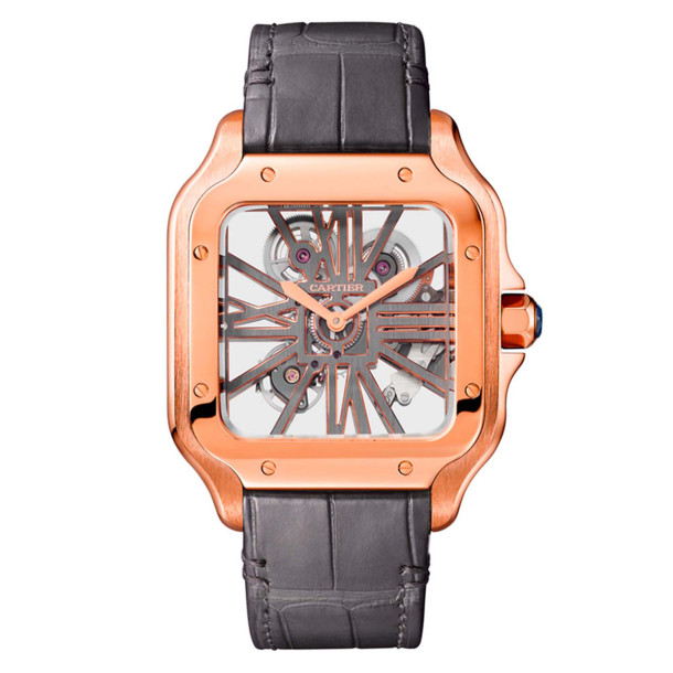         Damen- und Herrenuhr, Handaufzug, Cartier Santos de Cartier